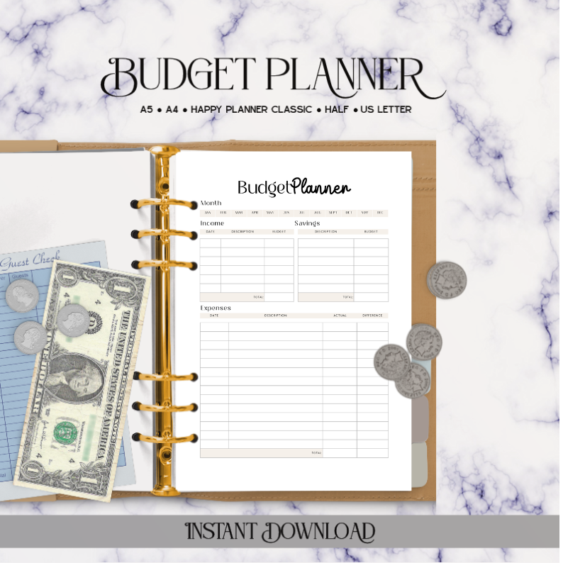 Budget Planner - Digital Download