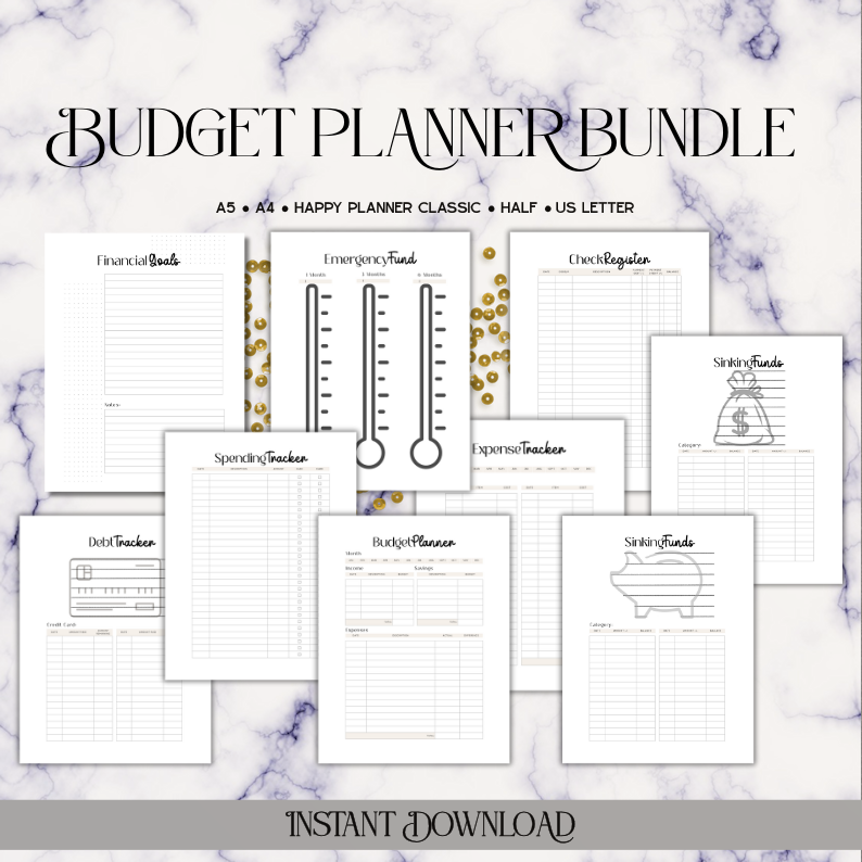 Budget Planner Bundle - Digital Download