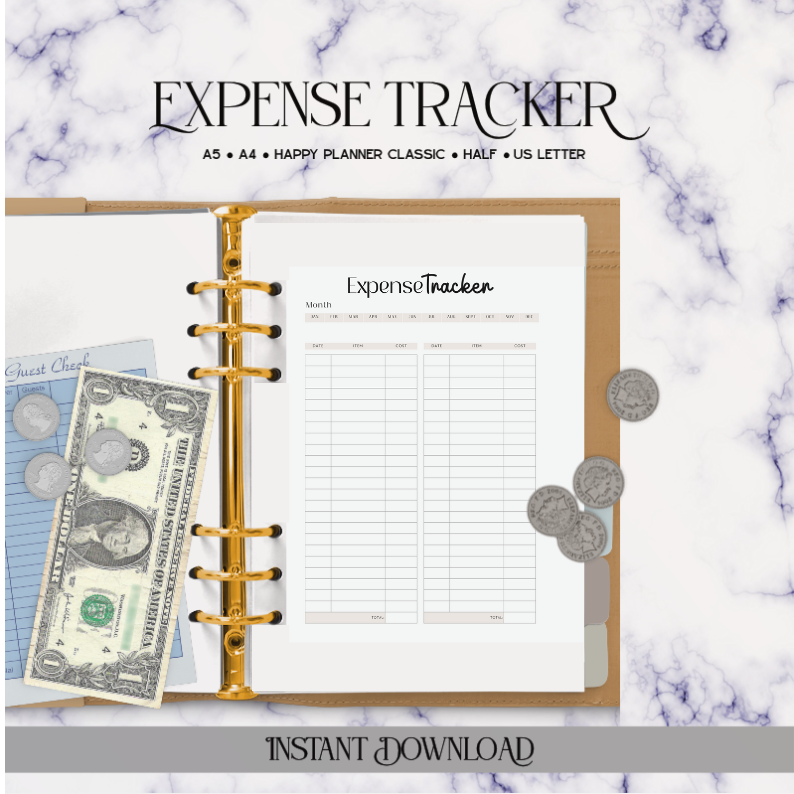 Expense Tracker - Digital Download