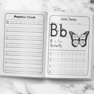 Letter Tracing Book for Preschoolers: Animal Themed Letter Workbook, Alphabet Tracing Book for Kids Ages 3-5