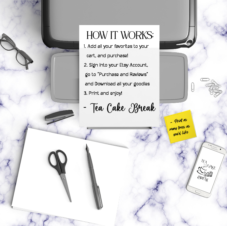 Circle Habit Tracker - Digital Download