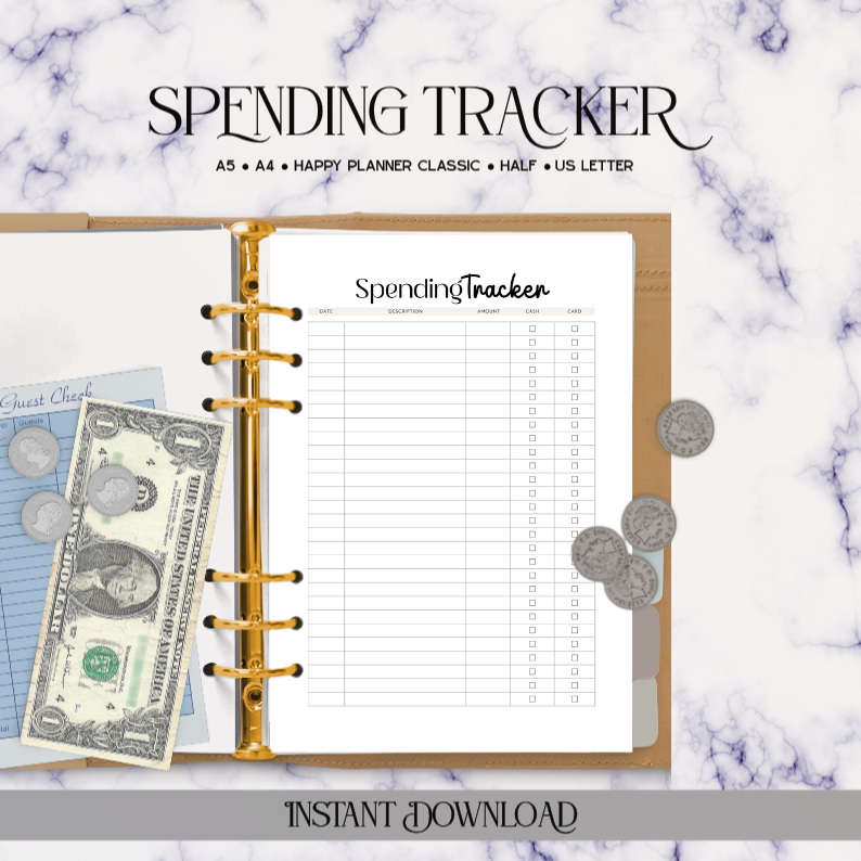 Spending Tracker - Digital Download