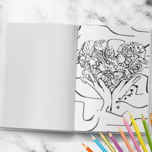 Fabulous Flowers: Coloring Book for Adults