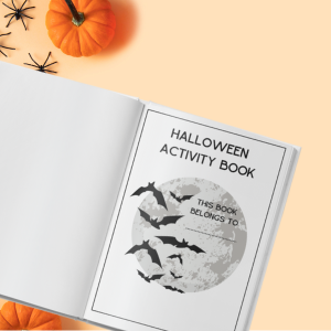 Halloween Activity Book for Kids Ages 4-8