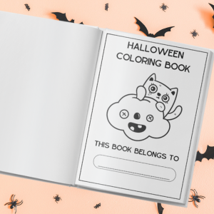 Halloween Coloring Book for Kids Ages 4-8