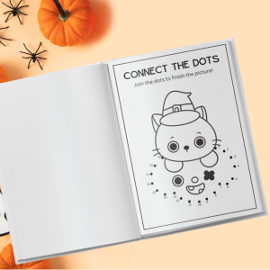 Halloween Activity Book for Kids Ages 4-8