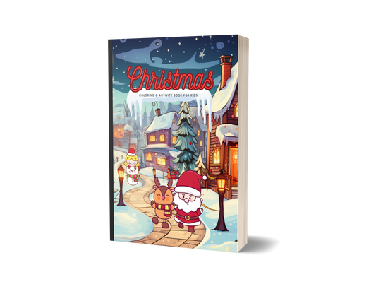 Christmas Coloring & Activity Book for Kids