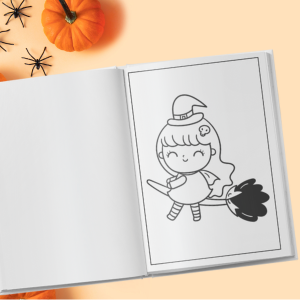 Halloween Activity Book for Kids Ages 4-8