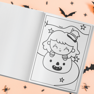 Halloween Coloring Book for Kids Ages 4-8
