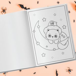 Halloween Coloring Book for Kids Ages 4-8