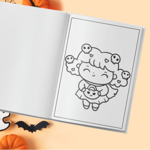 Halloween Activity Book for Kids Ages 4-8