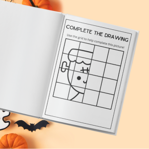 Halloween Activity Book for Kids Ages 4-8