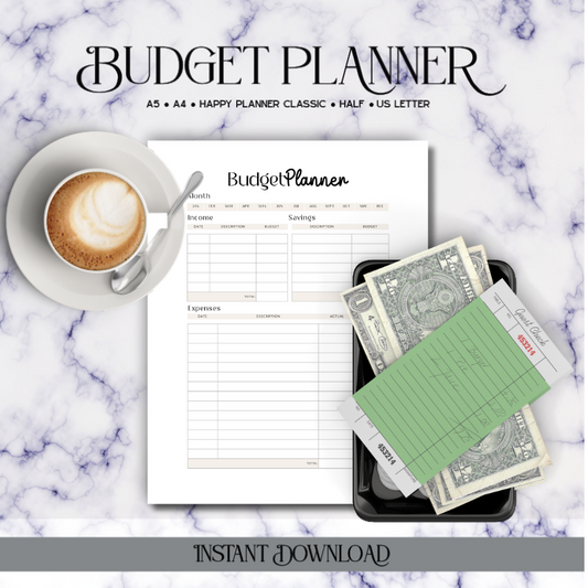 Budget Planner - Digital Download