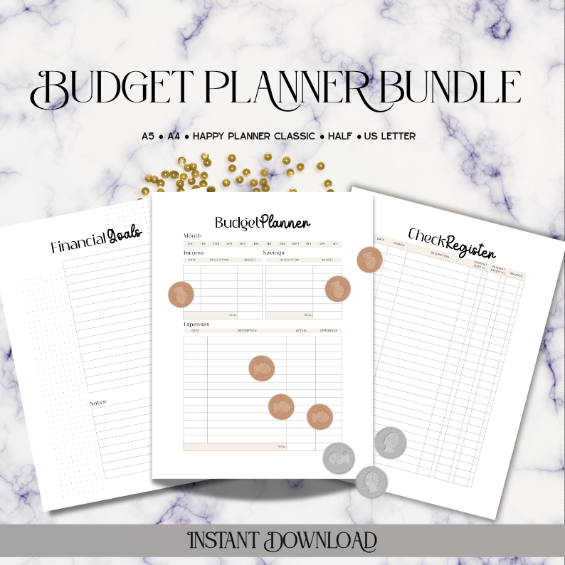 Budget Planner Bundle - Digital Download