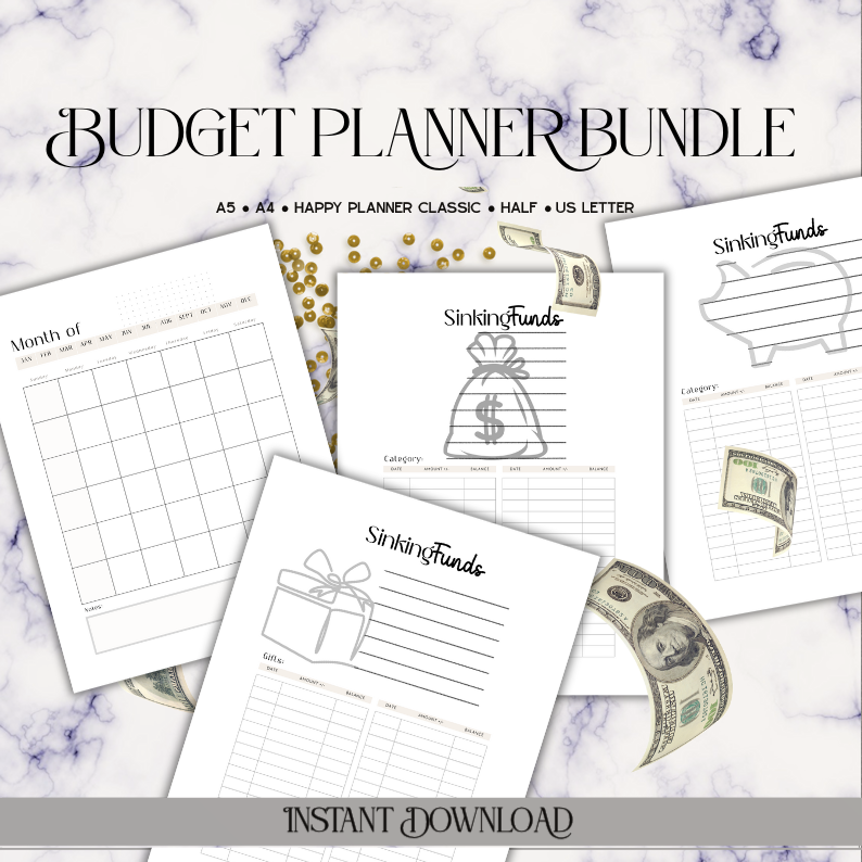 Budget Planner Bundle - Digital Download