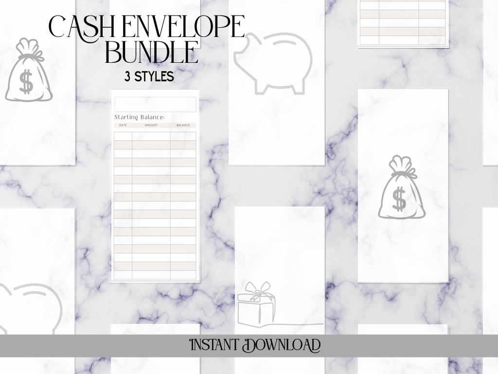 Cash Envelope Bundle - Digital Download