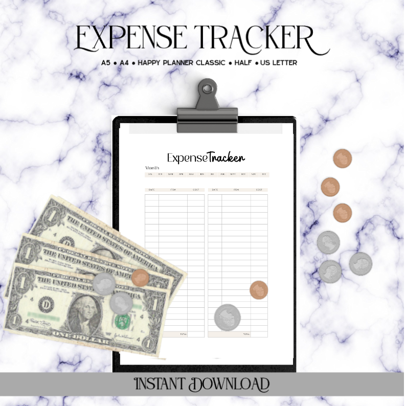 Expense Tracker - Digital Download