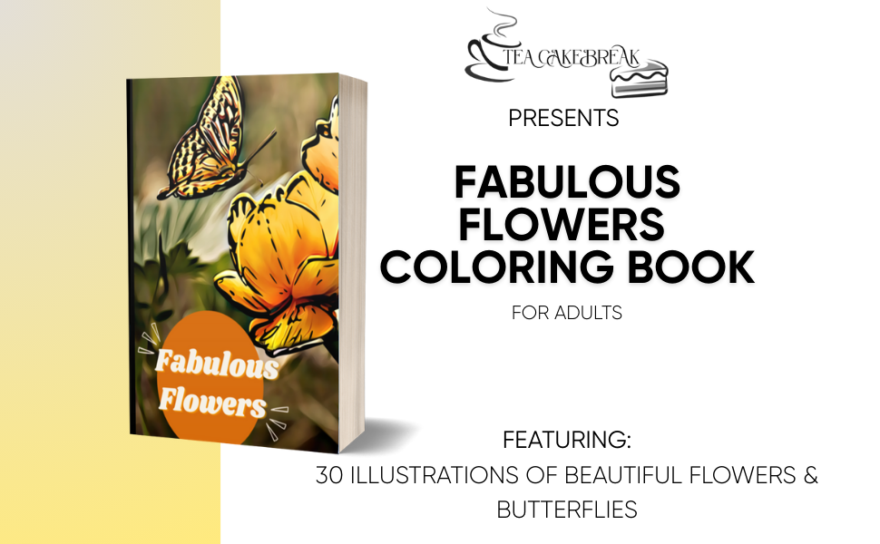 Fabulous Flowers: Coloring Book for Adults