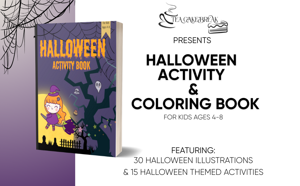 Halloween Activity Book for Kids Ages 4-8