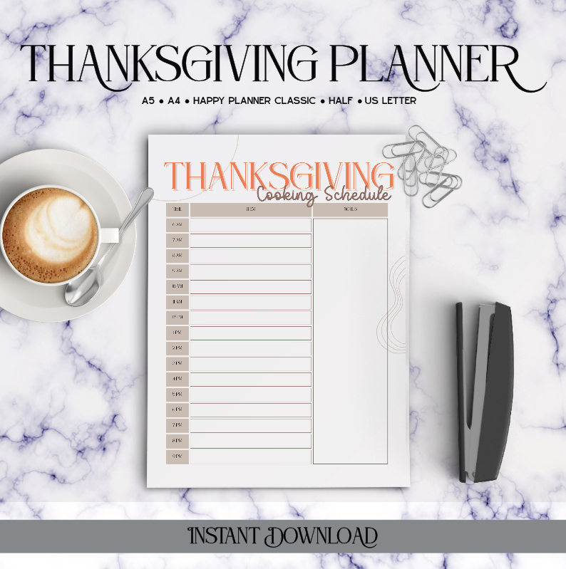 Thanksgiving Planner