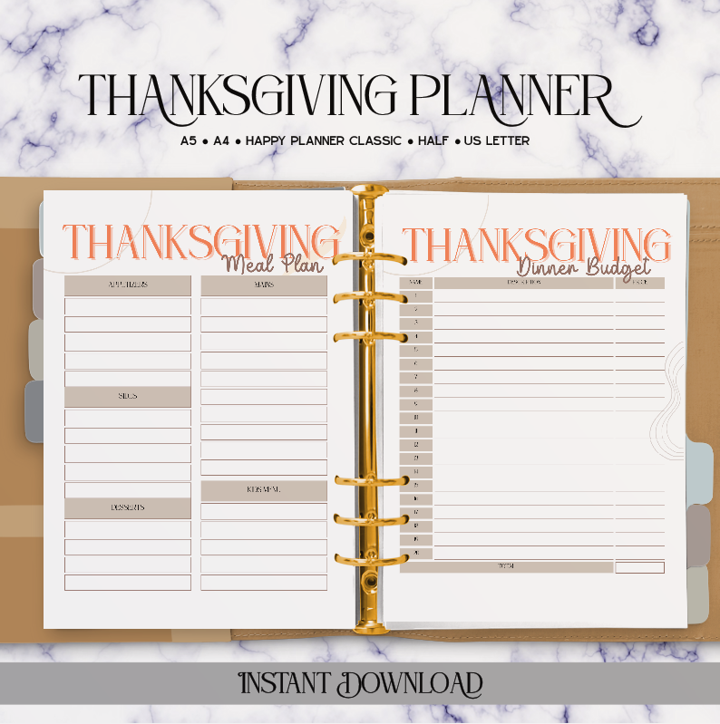 Thanksgiving Planner