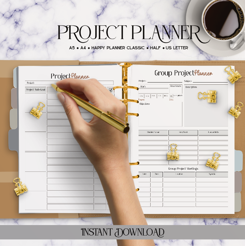 Project Planner - Digital Download