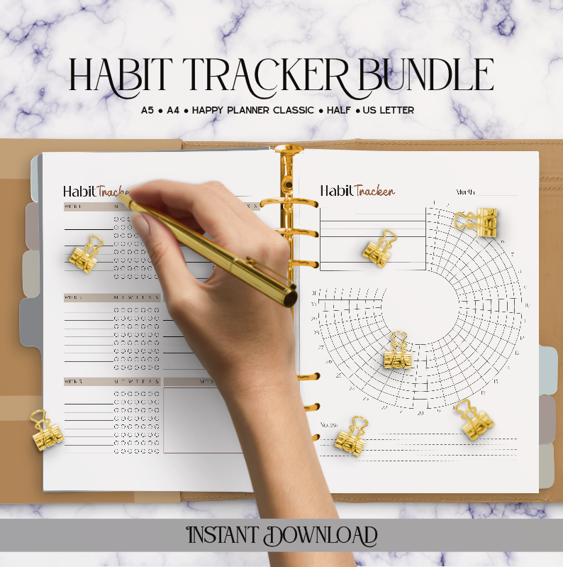 Habit Tracker Bundle - Digital Download