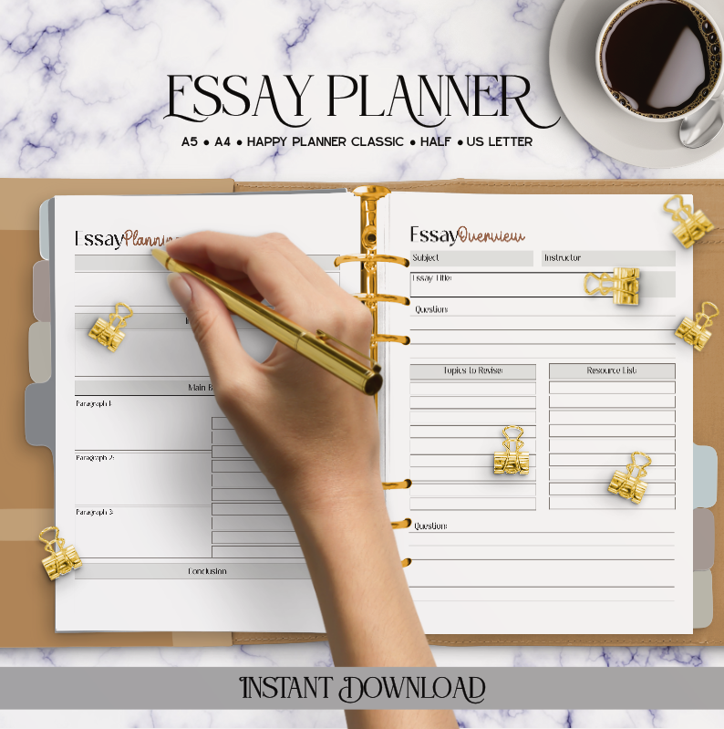 Essay Planner - Digital Download